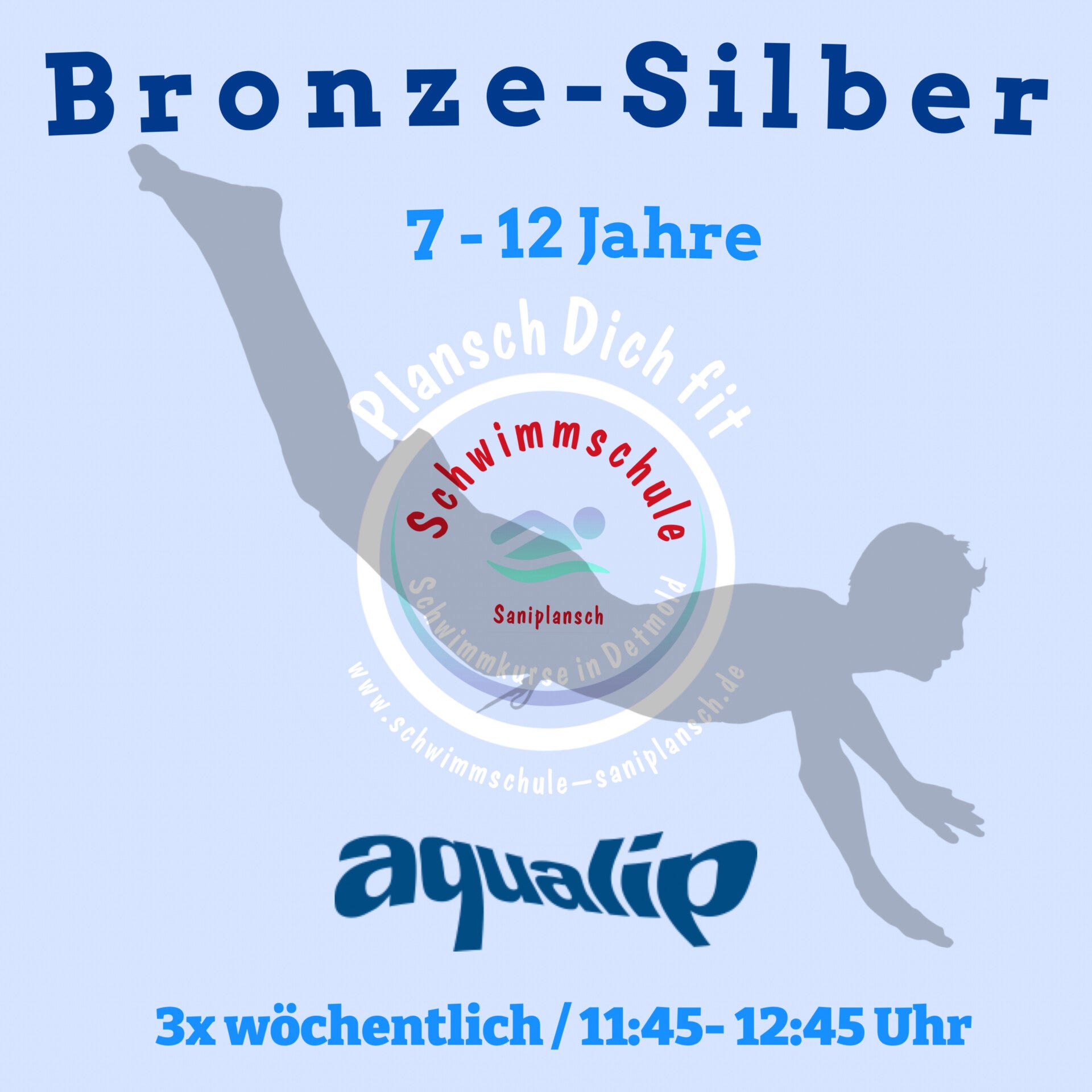 8x Bronze-Silber   inkl. Schwimmpass und Abzeichen