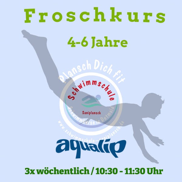 6x Froschkurs inkl. Urkunde/ Abzeichen
