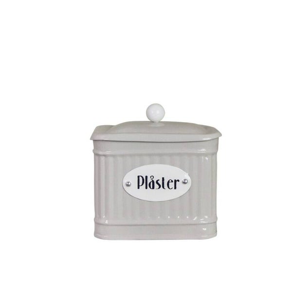 Plåtburk Plåster Beige