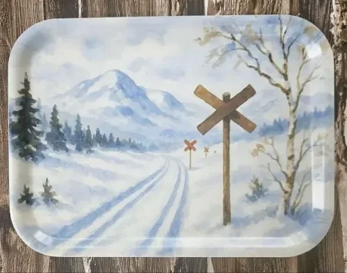 Skidspår Bricka