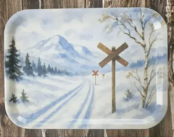 Skidspår Bricka