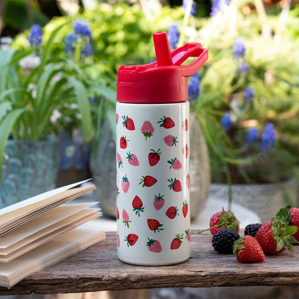 Vattenflaska Stål Little Strawberry