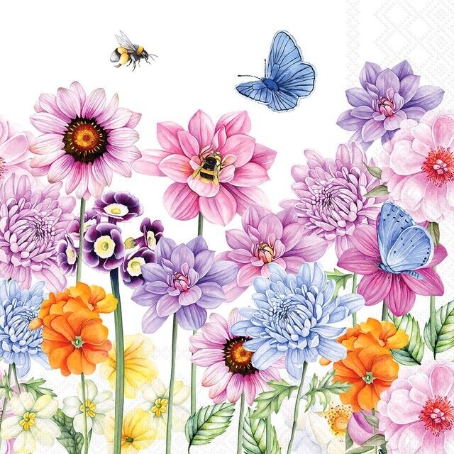 Servetter Blommor