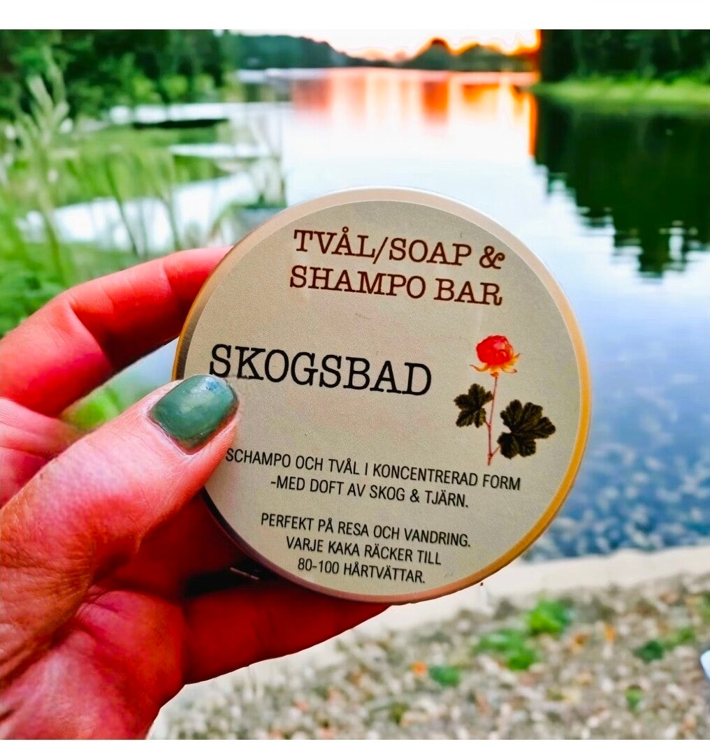 Skogsbad Tvål o schampo för utomhusbruk