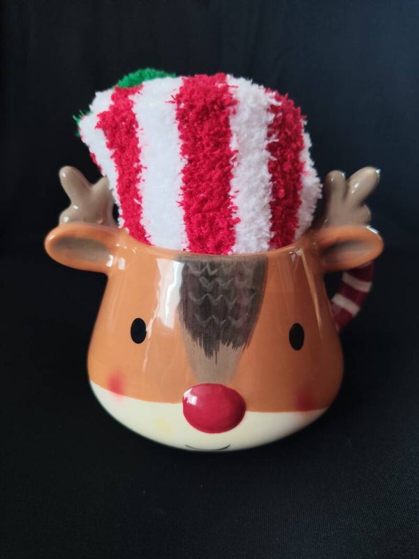Ensemble mug et chaussettes