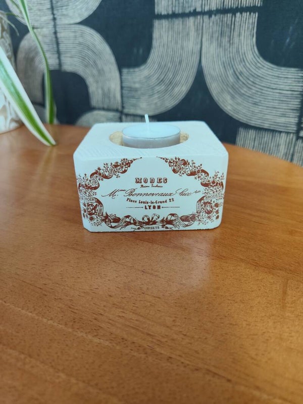 Porte bougie fait main