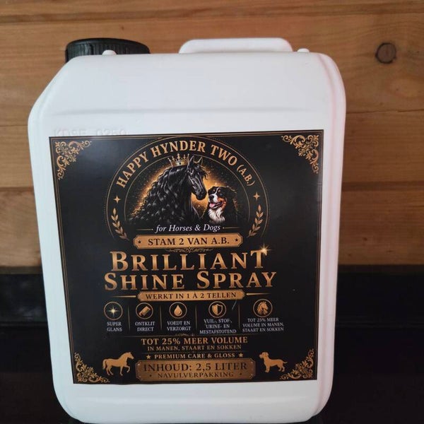 Happy Hyder two brillant shine spray 2,5 liter