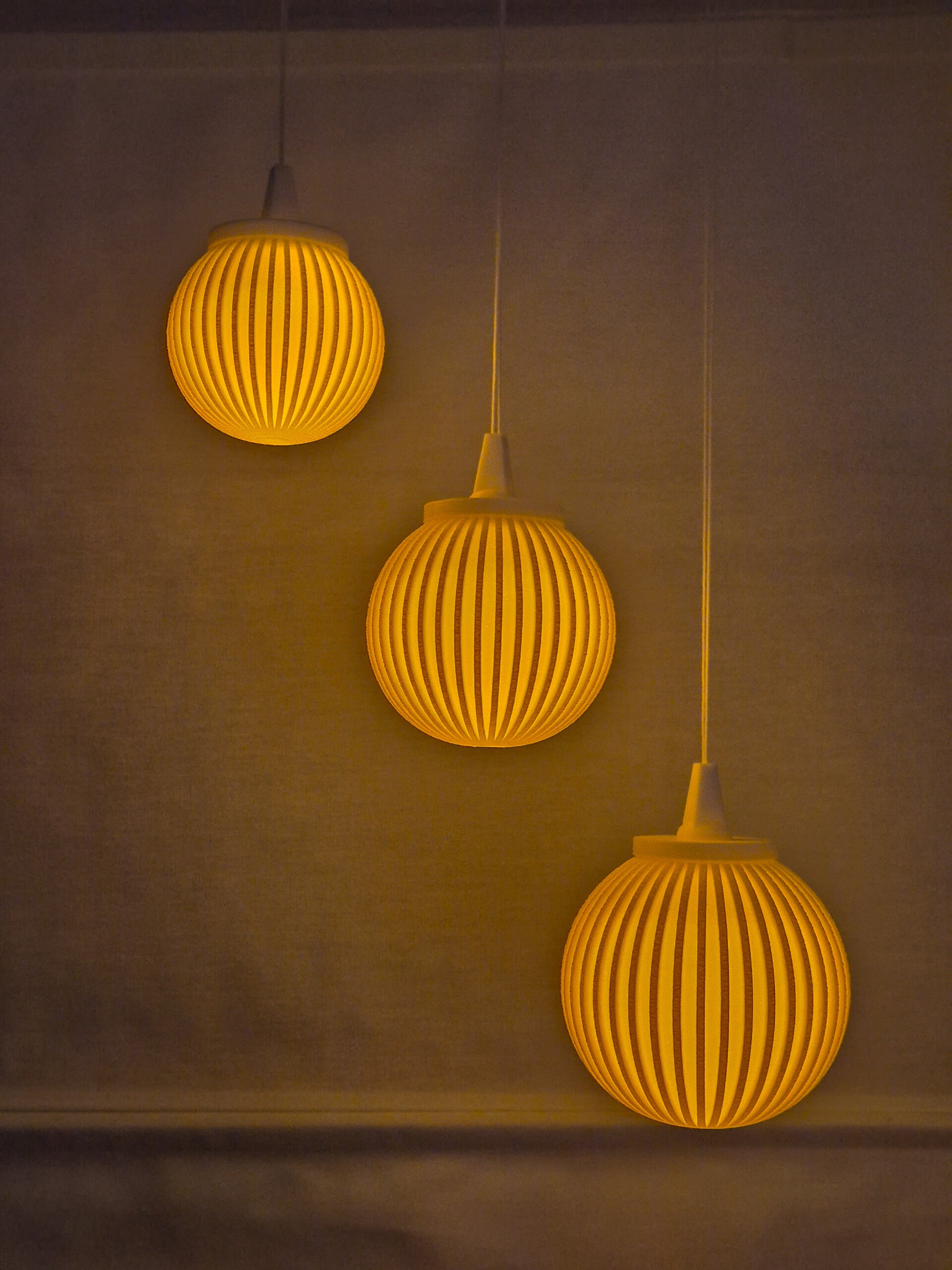 Leuchtkugel - Rillen