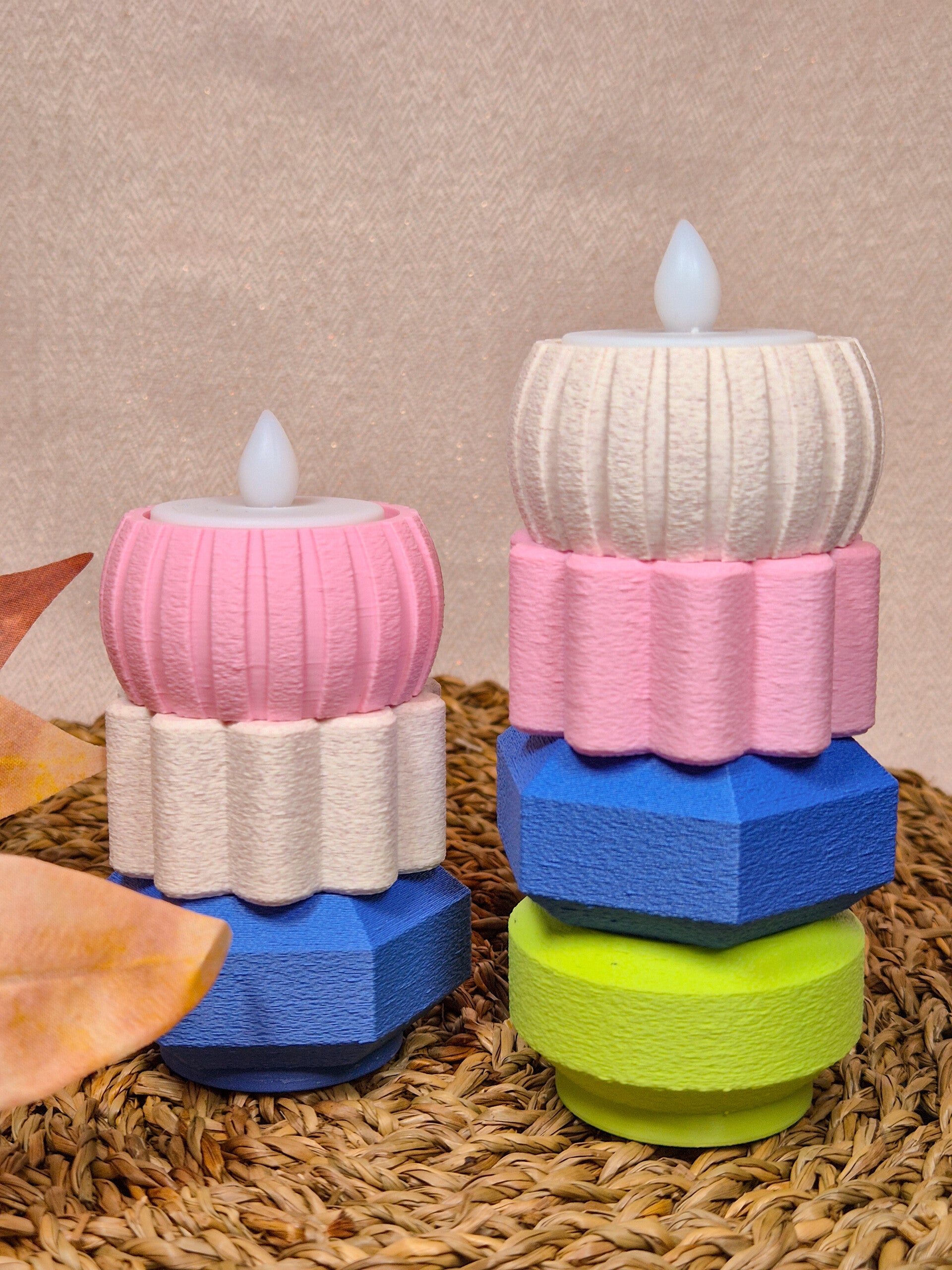 Modulare Teelichthalter