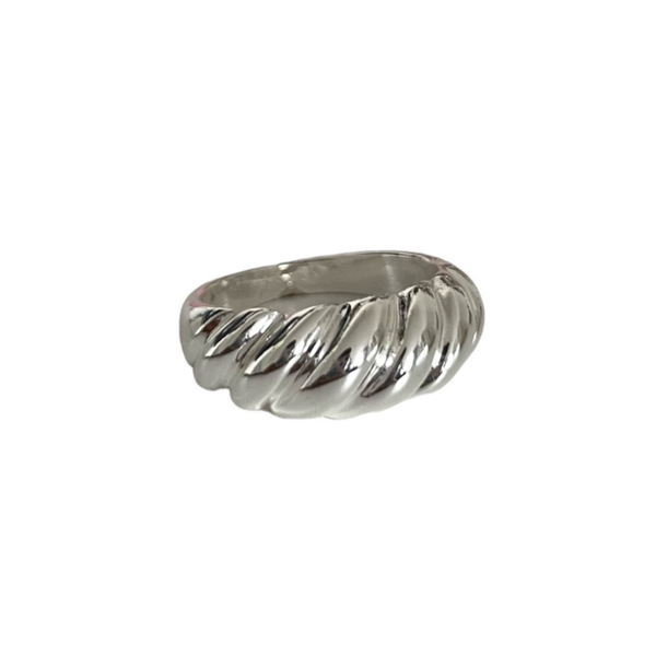Twisted ring - zilver