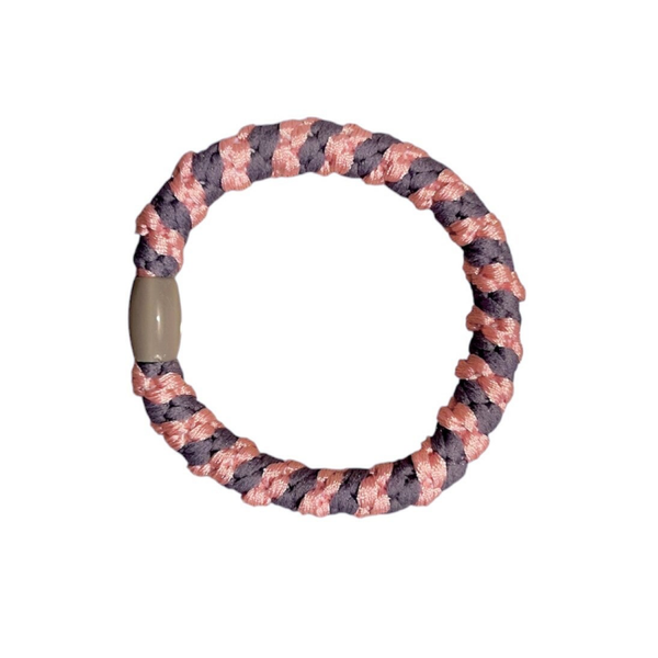 Elastiek - roze/grijs