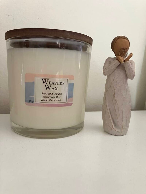 Sea Salt & Vanilla Extra Large Triple Wick Candle