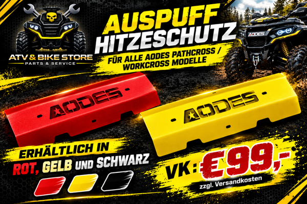 Hitzeschutzblech für Aodes Pathcross und Workcross