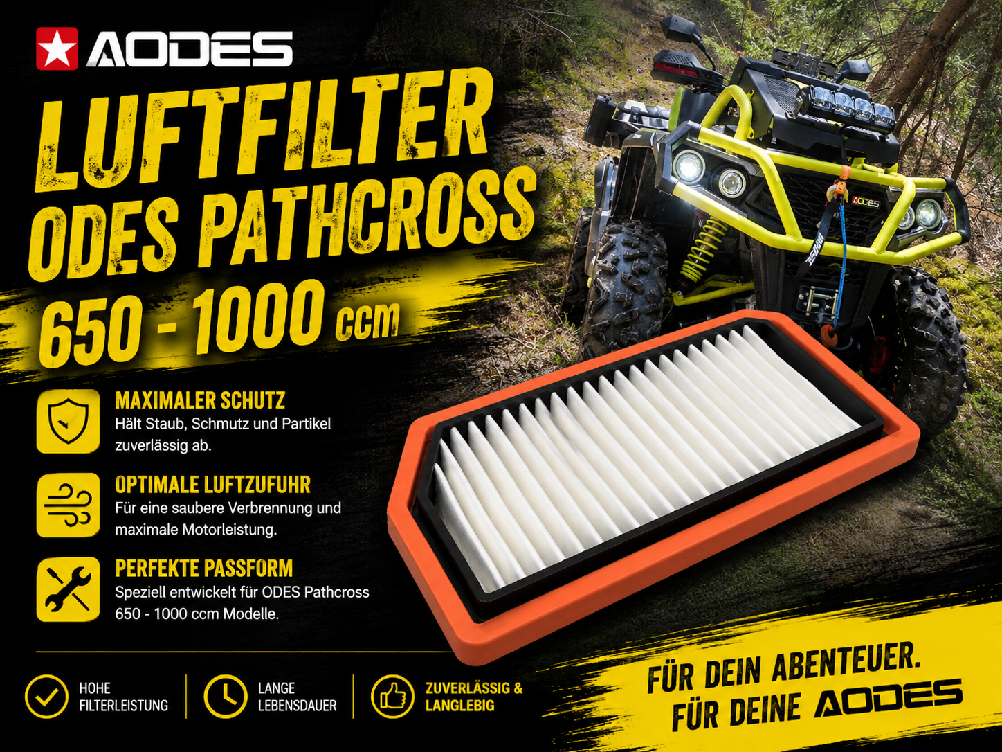 Luftfilter Odes Pathcross