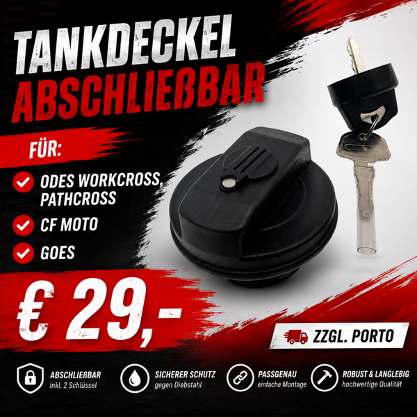 Tankdeckel absperrbar