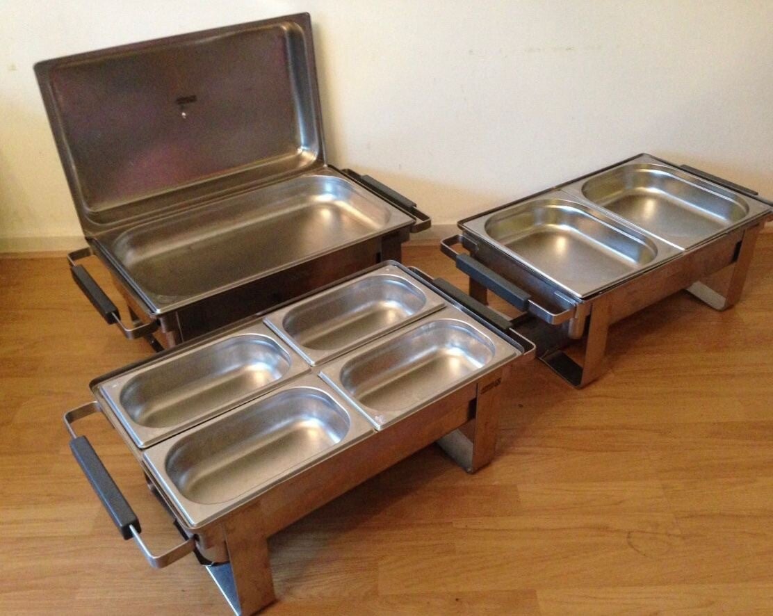 Chafing Dishes inclusief één brander.