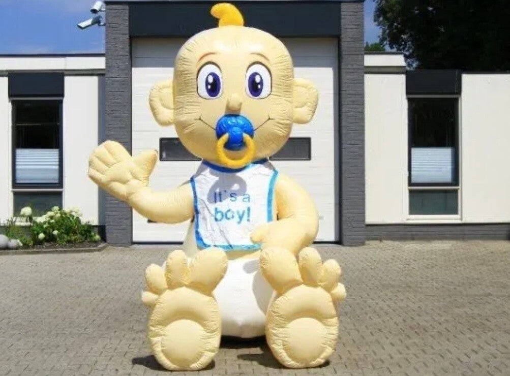 Opblaasbaby Jongen of Meisje Huurprijs