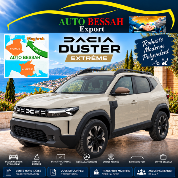 Dacia Duster Extreme 1.3 TCe 150cv Export Algérie - Tunisie
