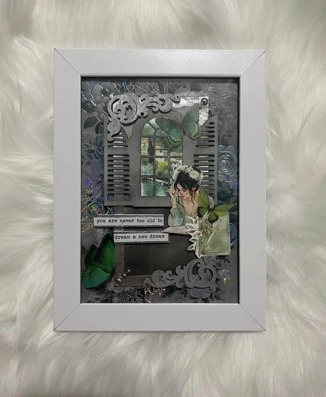 Grey Framed Artwork