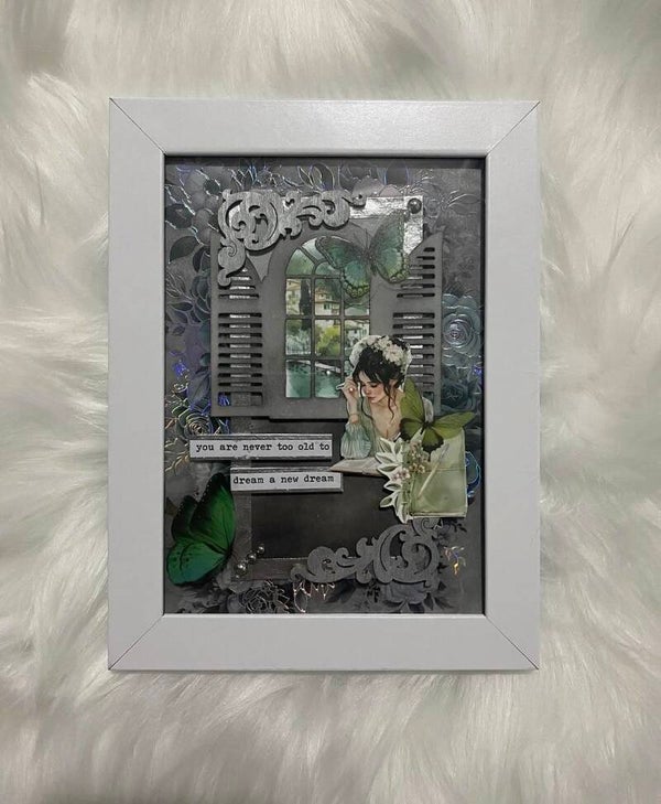 Grey Framed Artwork