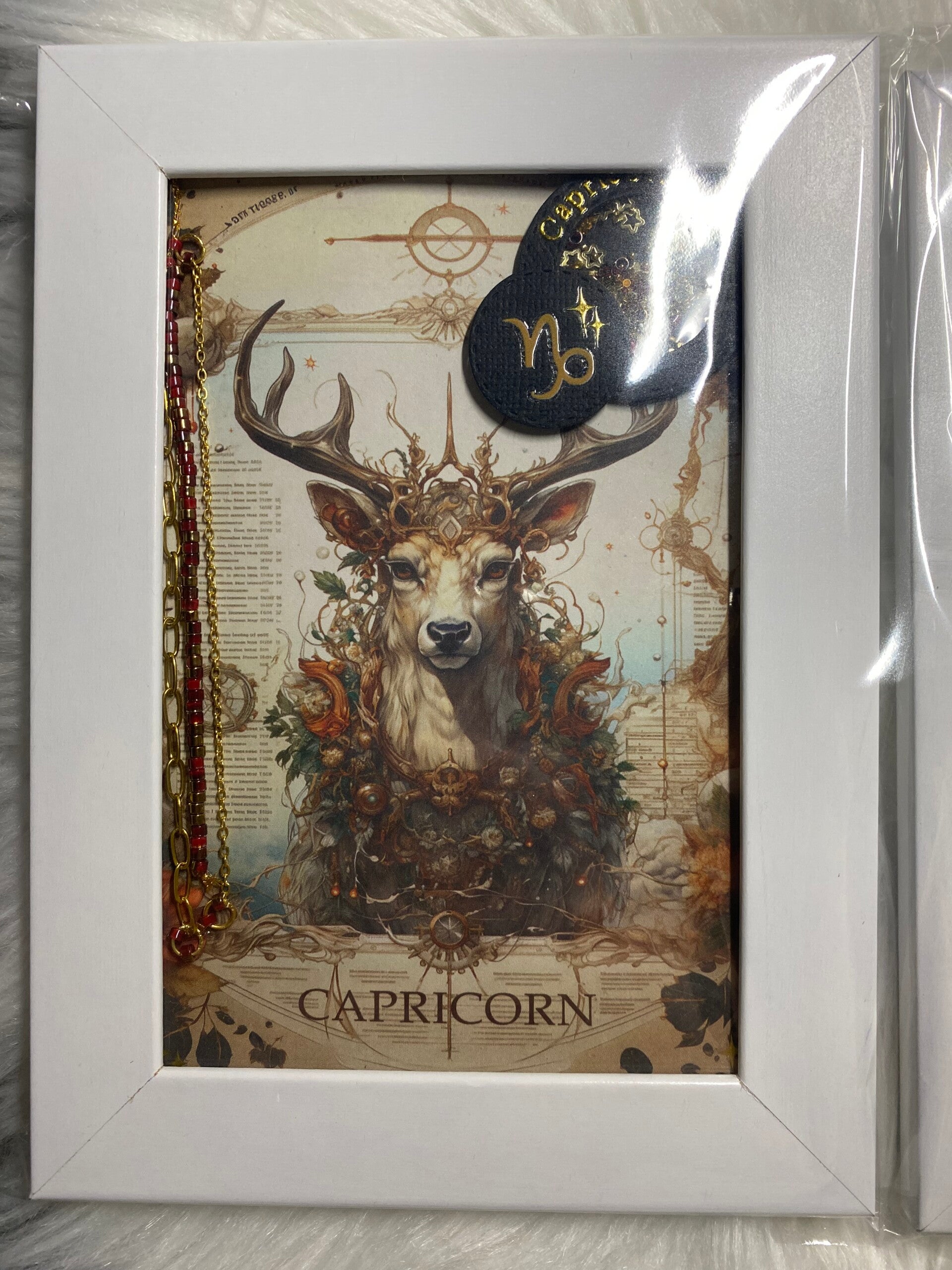 Capricorn Zodiac Framed Artwork