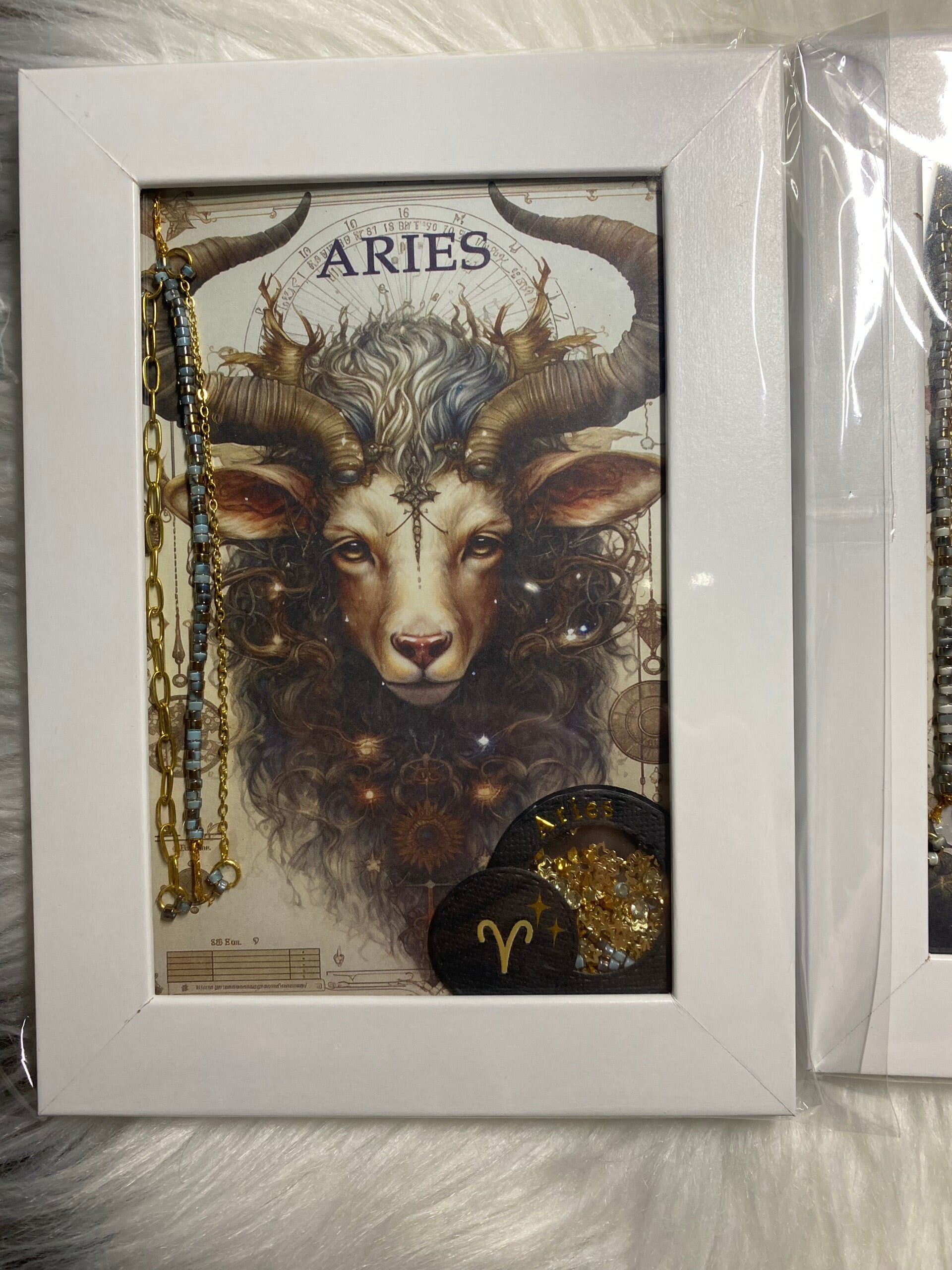 Aries Zodiac Framed Artwork