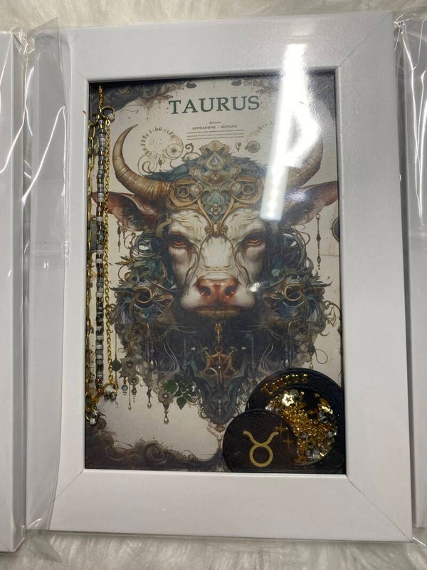 Taurus Zodiac Framed Artwork