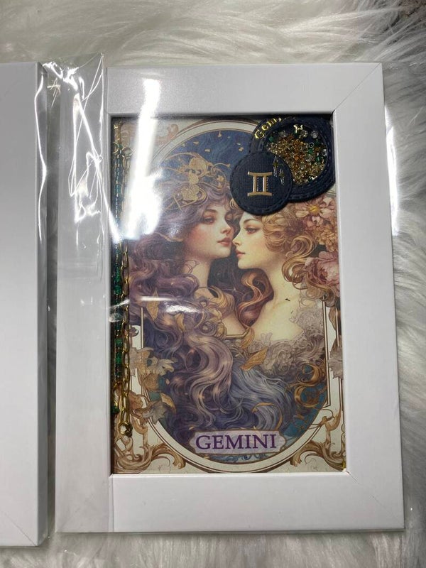 Gemini Zodiac Framed Artwork
