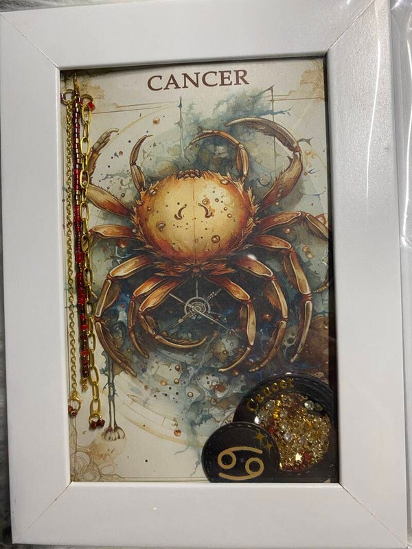 Cancer Zodiac Framed Artwork