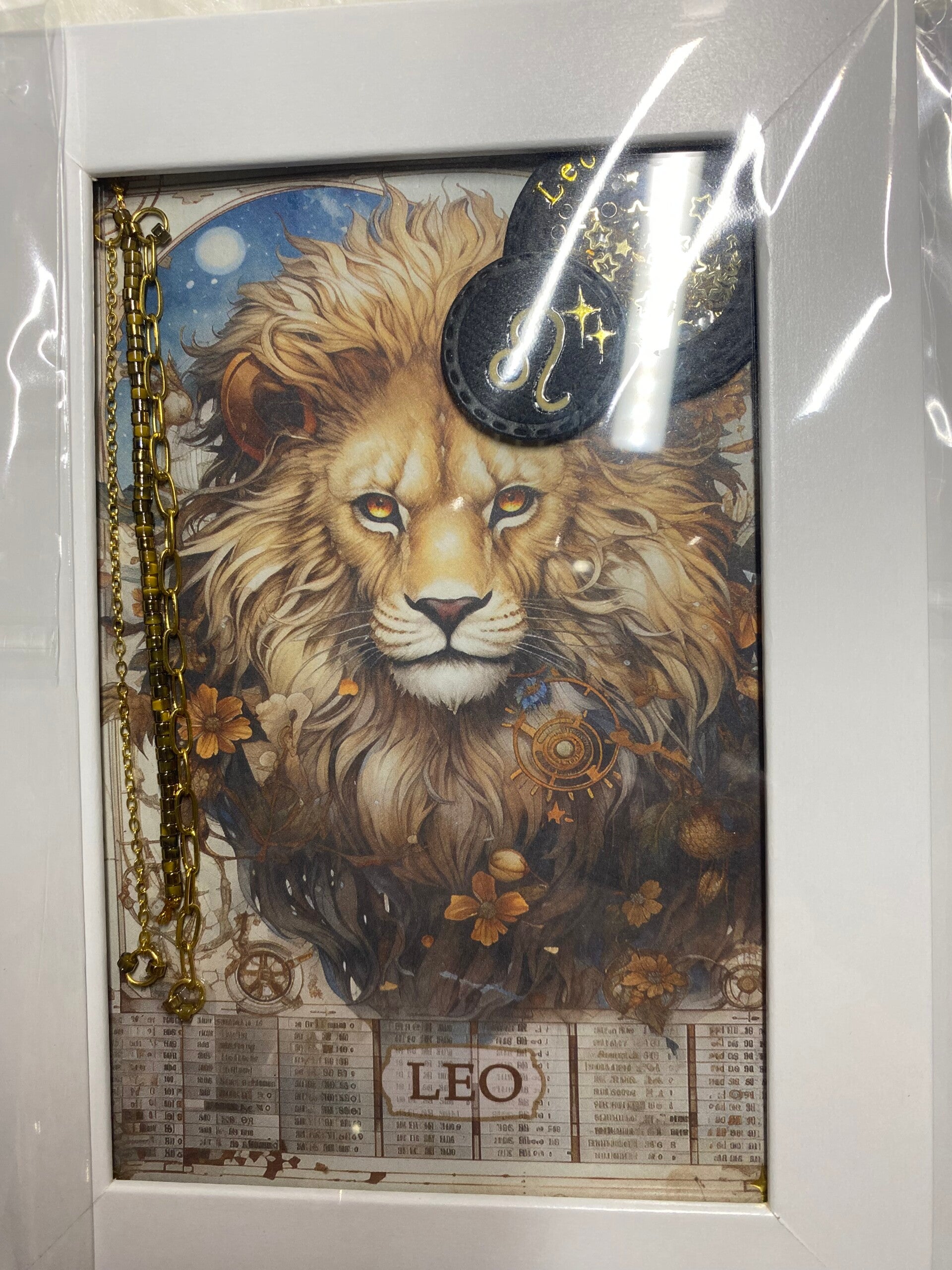 Leo Zodiac Framed Artwork