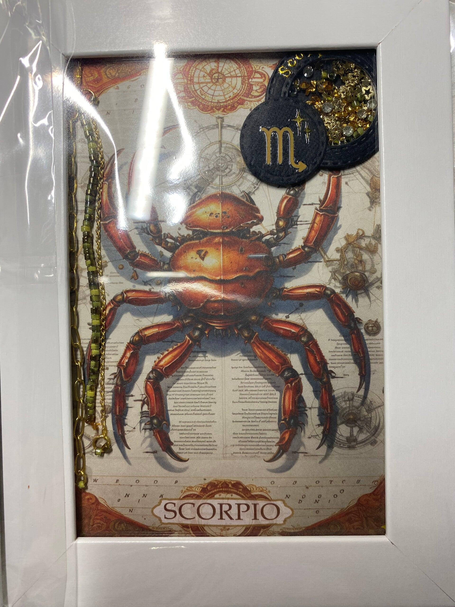 Scorpio Zodiac Framed Artwork