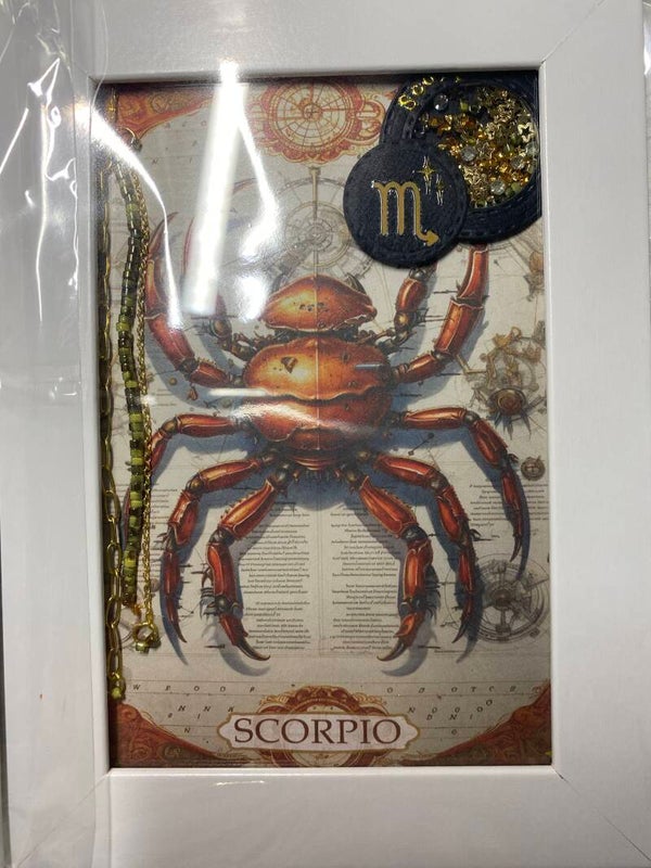 Scorpio Zodiac Framed Artwork