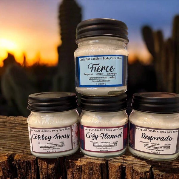 MASCULINE SCENTED CANDLE COLLECTION