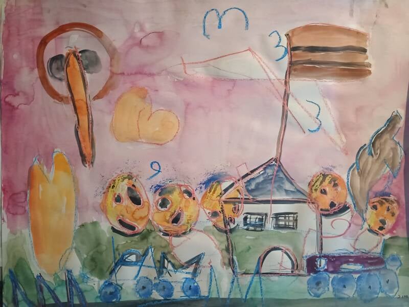 The discarded of society mixed media drawing by Jimmy Groen