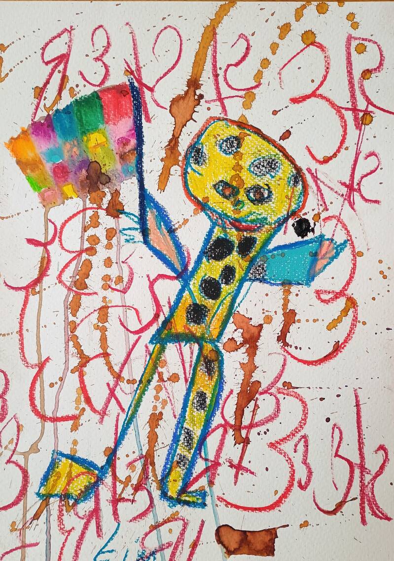 Numbered diversity drawing by Tim and Jimmy Groen