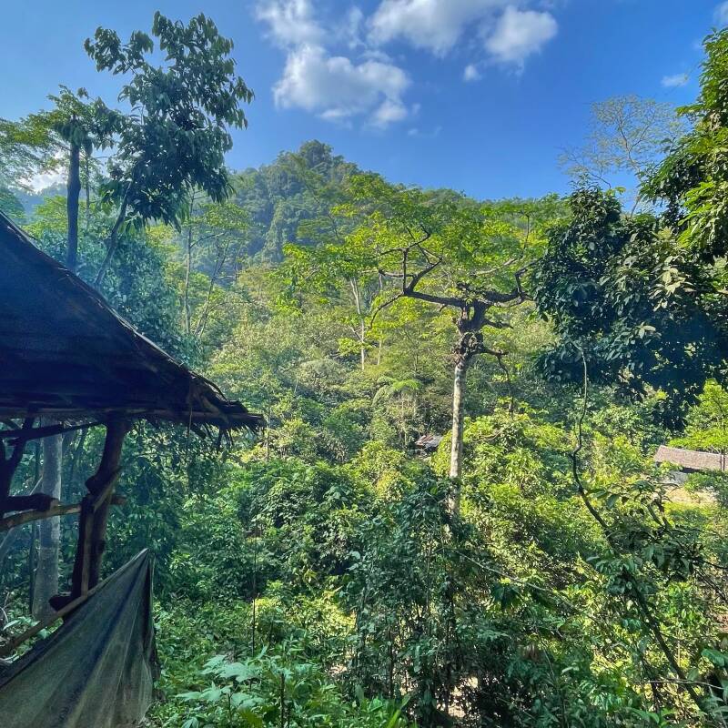 uitzicht vanaf basecamp