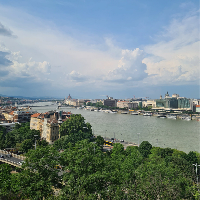 Uitzicht over de Donau