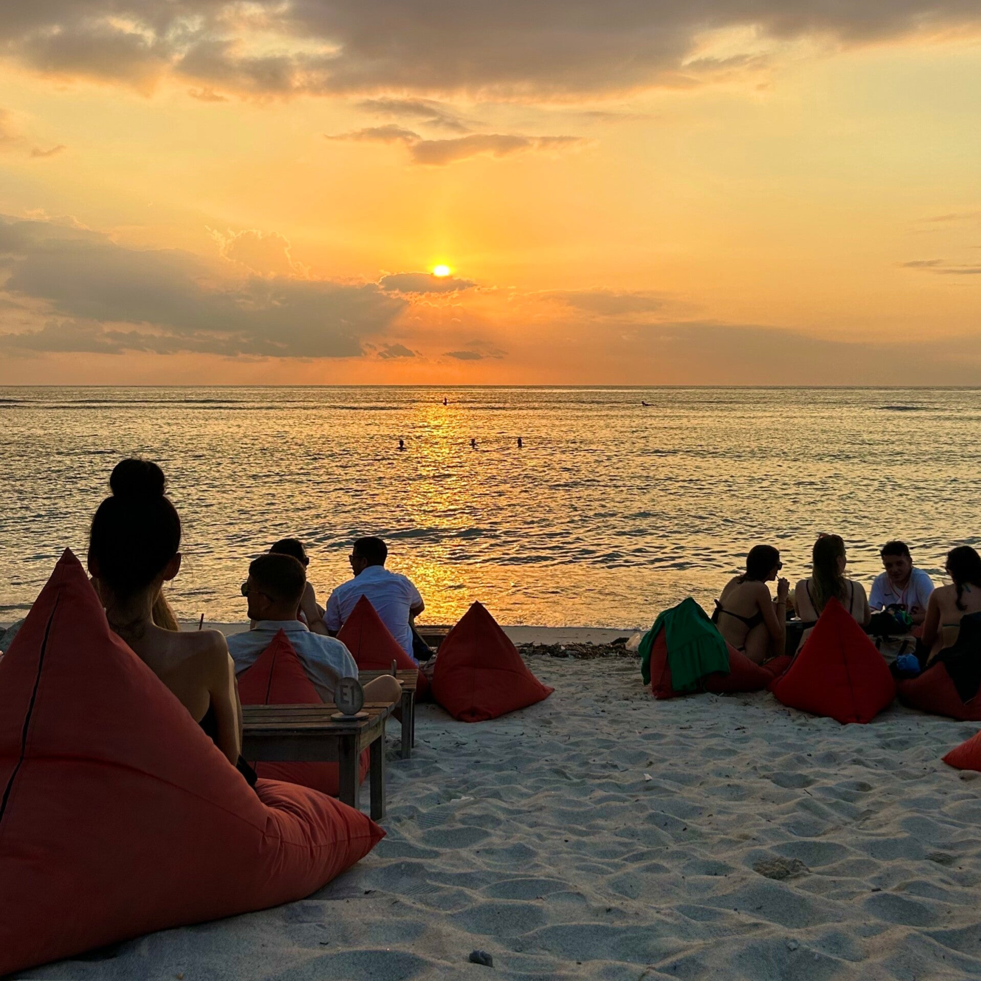 Zonsondergang spotten op Gili Trawangan