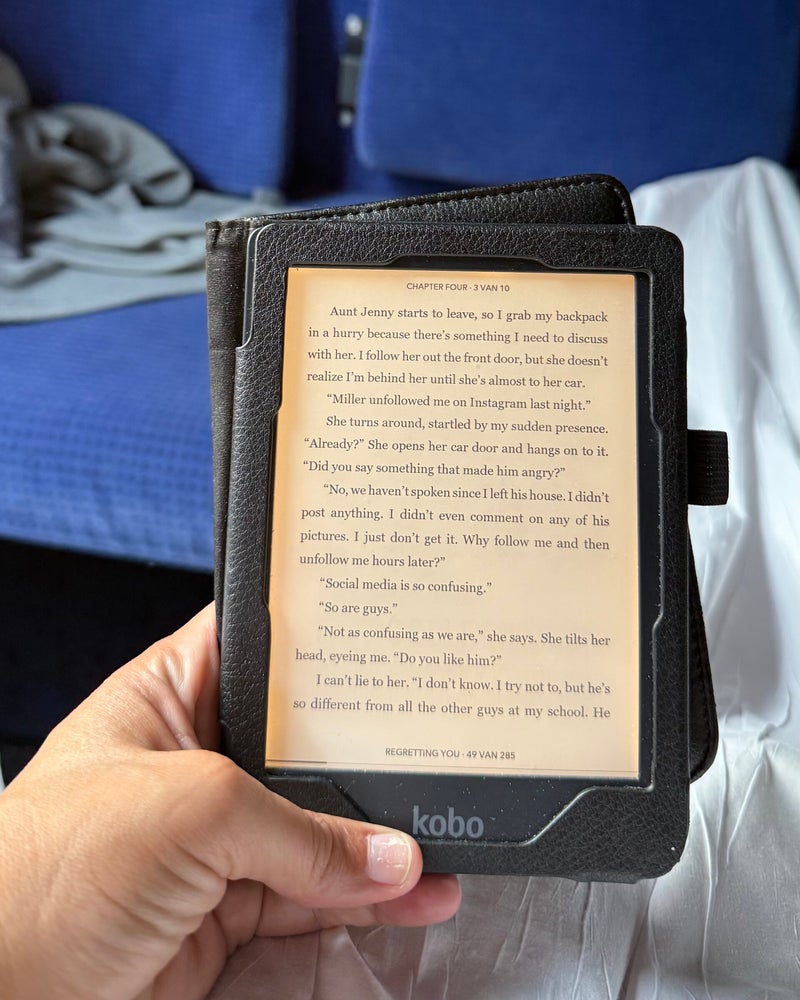 Lezen in de trein