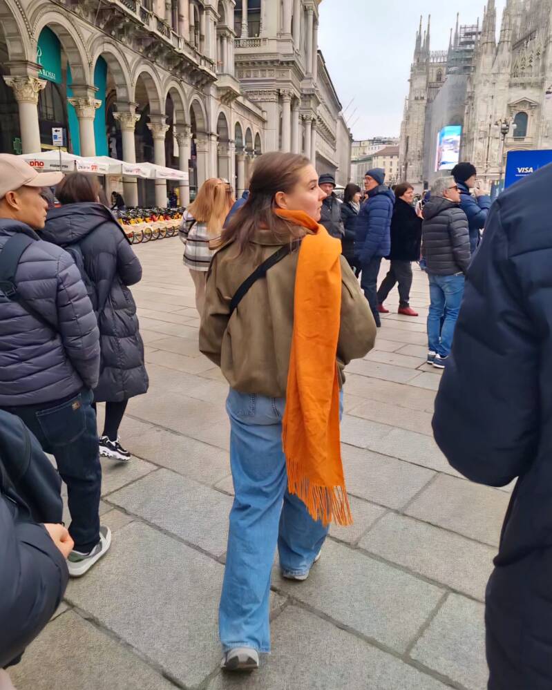 In de straten van Milaan