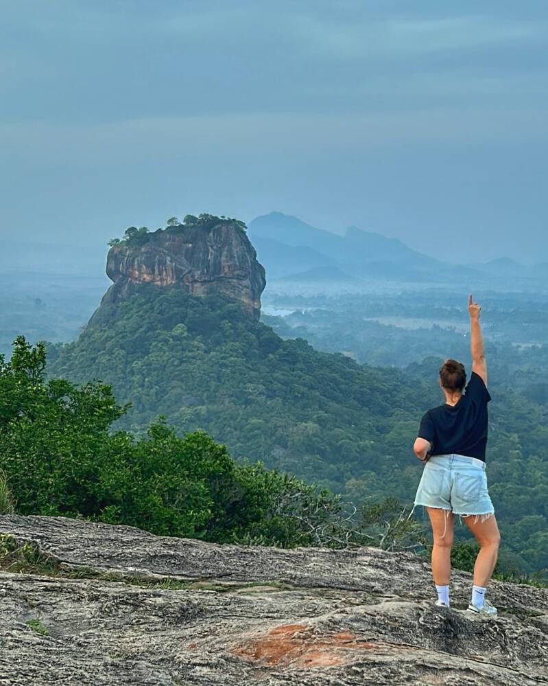 Uitzicht op de Lion Rock