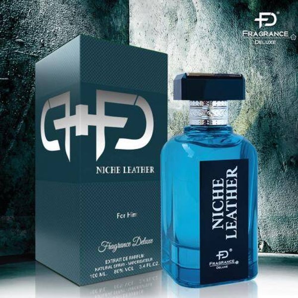 Niche Leather Fragance Delux Arábes EDP 100ML - Hombre