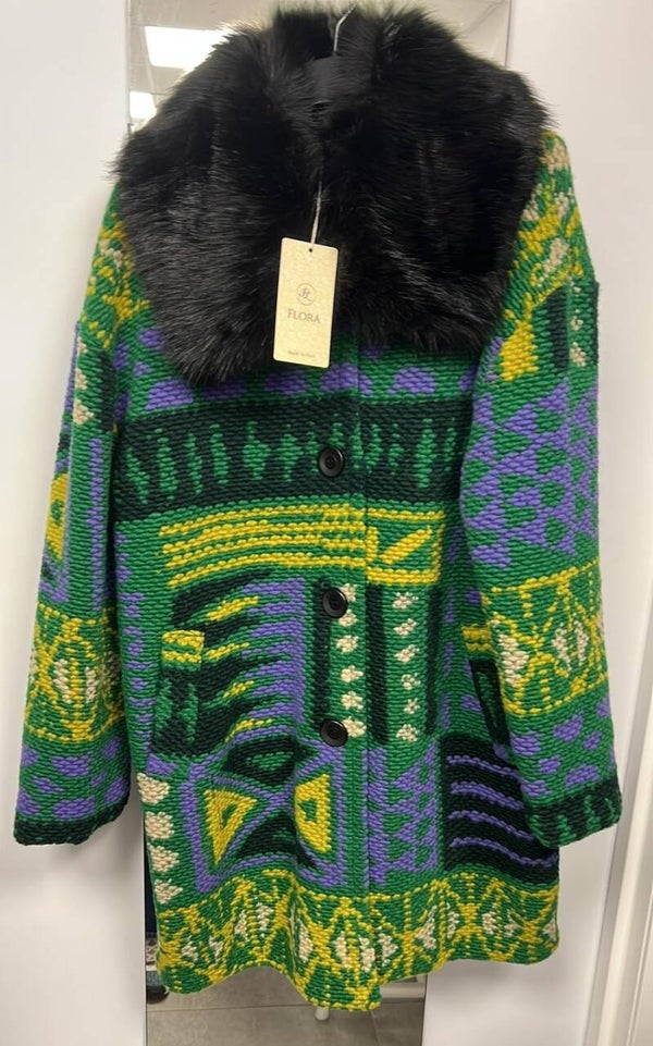 Abrigo Verde y Negro