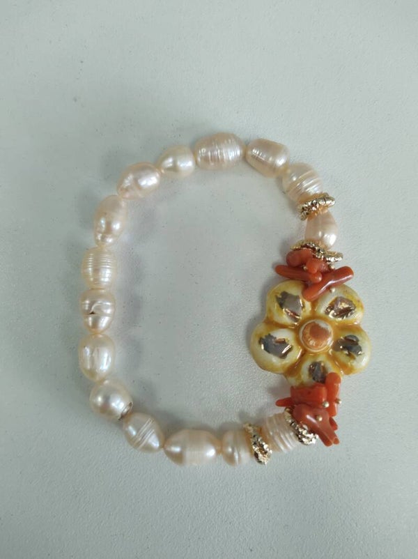 Pulsera de Flor de Perla