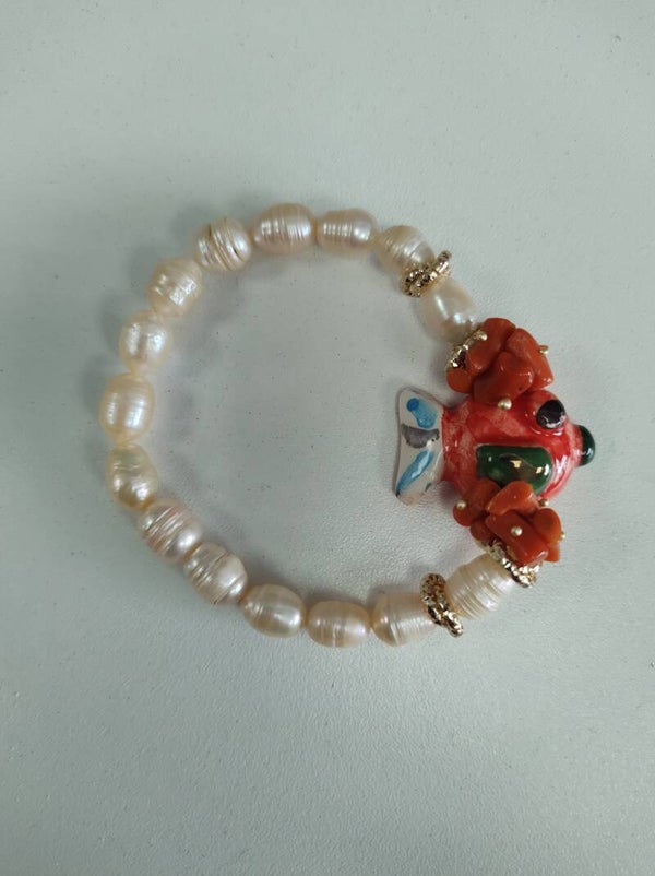 Pulsera Pez Perla