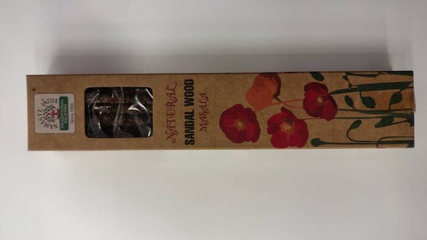 Varitas de incienso Natural Sandal Wood Masala
