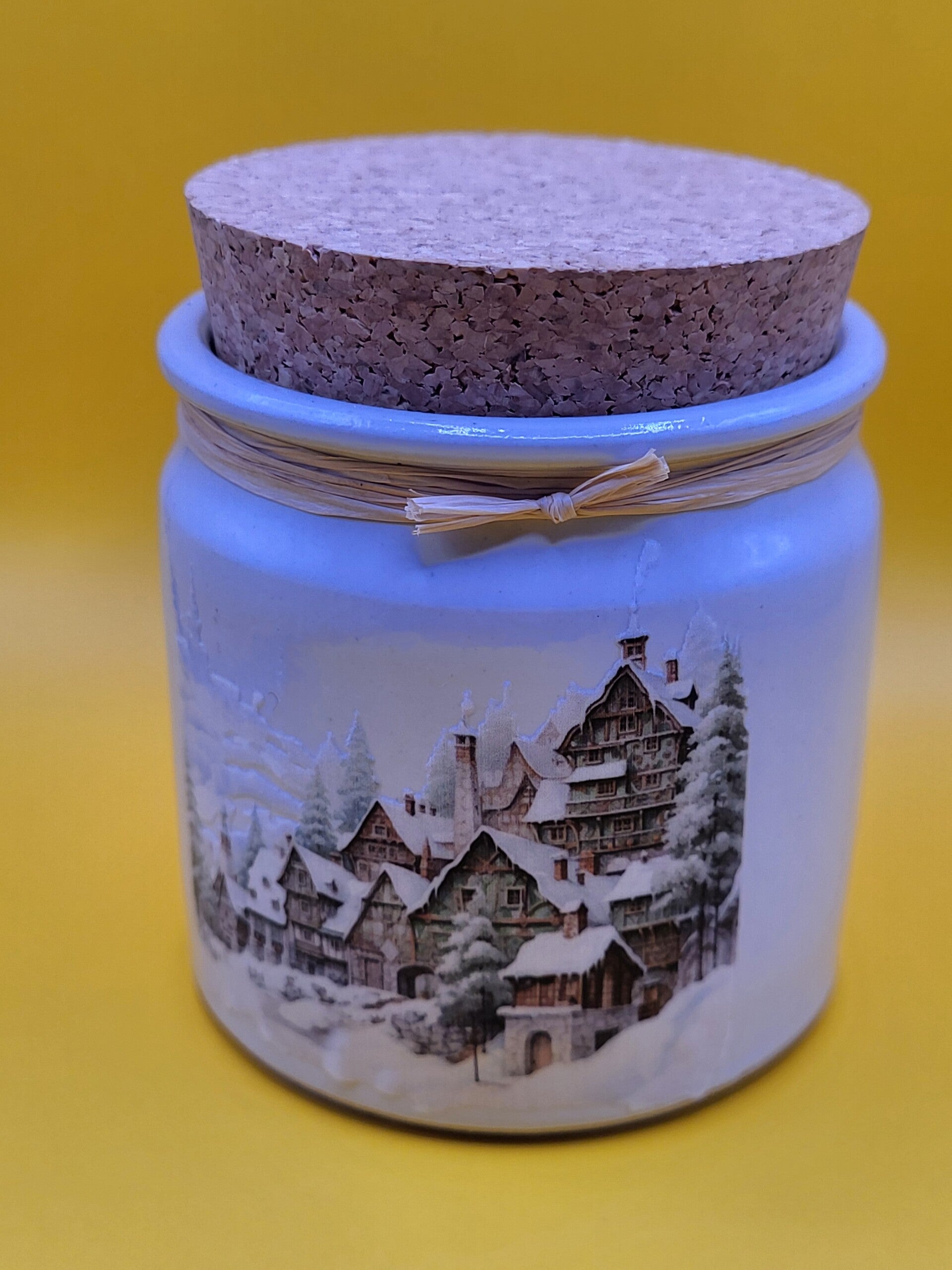 bougie parfumée en céramique