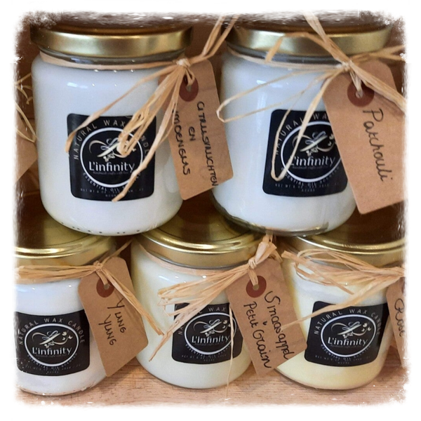 Essential Oil Scented Candle 8 oz - 250 gr - 50u
