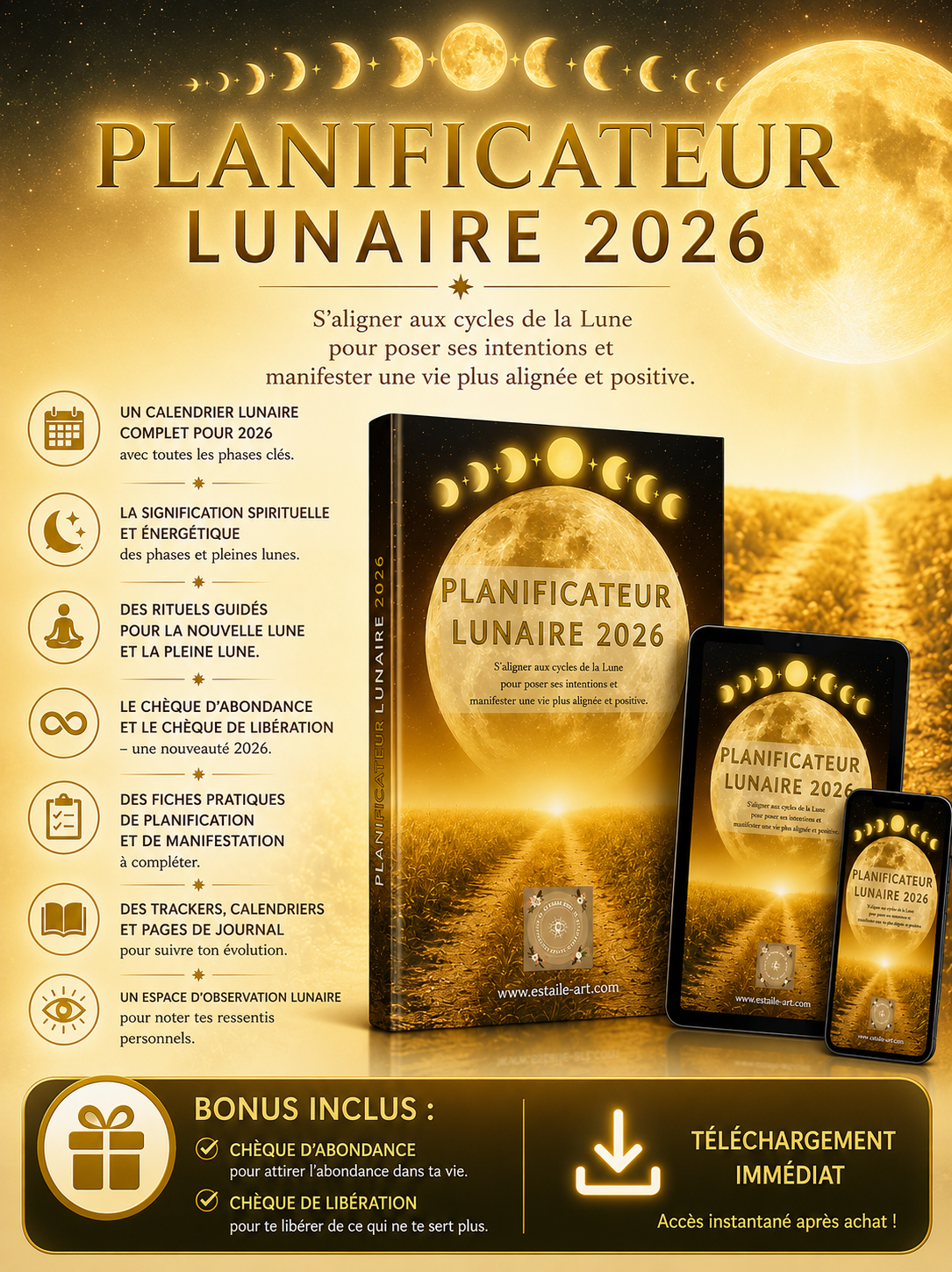 Planificateur Lunaire 2026
