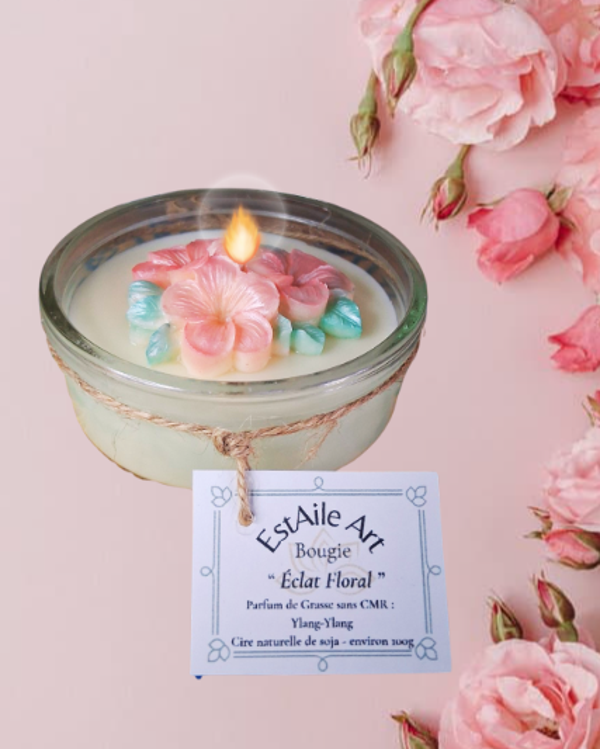 🌸 Bougie Éclat Floral